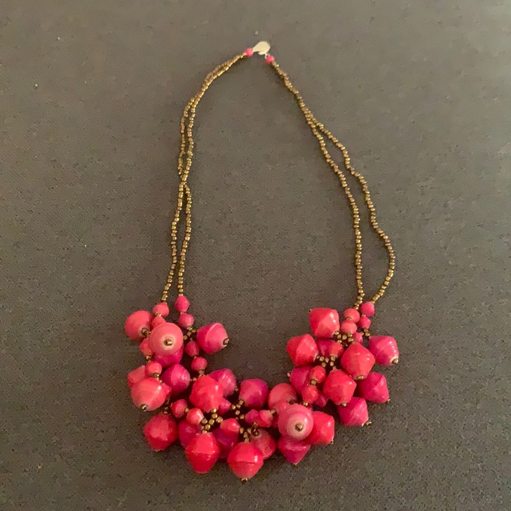 Pink and Red necklace
